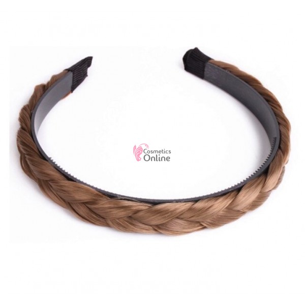 Bentita pentru par impletita spic BST004 Saten Deschis